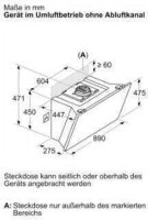 Siemens LC91KLT60 iQ700 Dunstabzugshaube schwarz