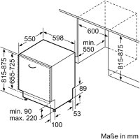 Siemens SN615X03EE Geschirrspüler vollintegriebar 60cm