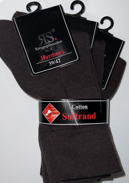 RS Strumpf "Harmony" Mocca 3 Paar 39/42 (31212)