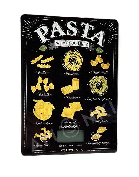 Digitale Küchenwaage Motiv Pasta