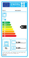 Bosch HBG536EB4 Einbaubackofen Serie 6 mit Air Fry &...