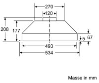 Bosch DLN53AA70 B-Ware Dunstabzugshaube Lüfterbaustein