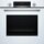Bosch HBA534BW3 Einbaubackofen Serie 4, weiß, 71 L, 60cm, 3D-Heißluft, Hydrolytisch