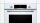 Bosch HBA534BW3 Einbaubackofen Serie 4, weiß, 71 L, 60cm, 3D-Heißluft, Hydrolytisch