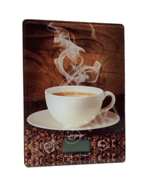 Digitale Küchenwaage Motiv Kaffee