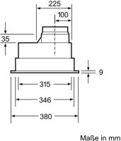 Bosch DHL555BL Dunstabzugshaube silbermetallic