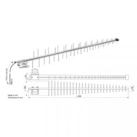 ATTB Stationäre Antenne DualBand GSM 900/1800 -...
