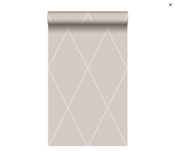 Origin Wallcoverings Tapete Karomuster silber - 53 cm x 10,05 m - 345721