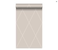 Origin Wallcoverings Tapete Karomuster silber - 53 cm x...