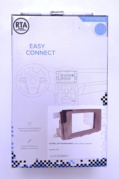 RTA 2-DIN Profi Blende 002.549P0-0 Hyundai H350